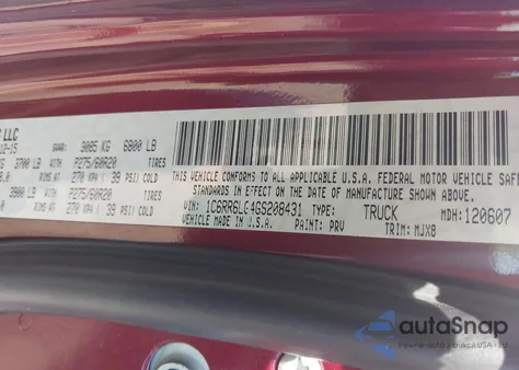 2016 Ram 1500 Big Horn from USA, damaged, VIN 1C6RR6LG4GS208431